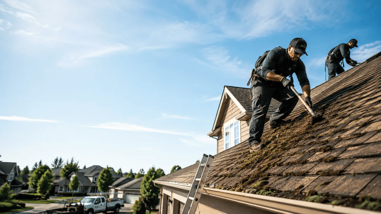 Roof Moss Removal in Forest Hill, LA near me